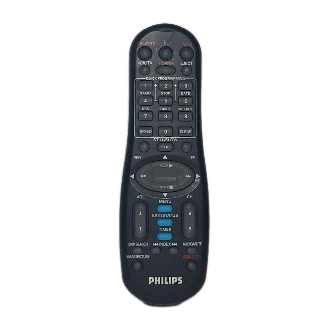Philips Remote Control LP20703-001A For VCR Tested Works OEM Original Genuine