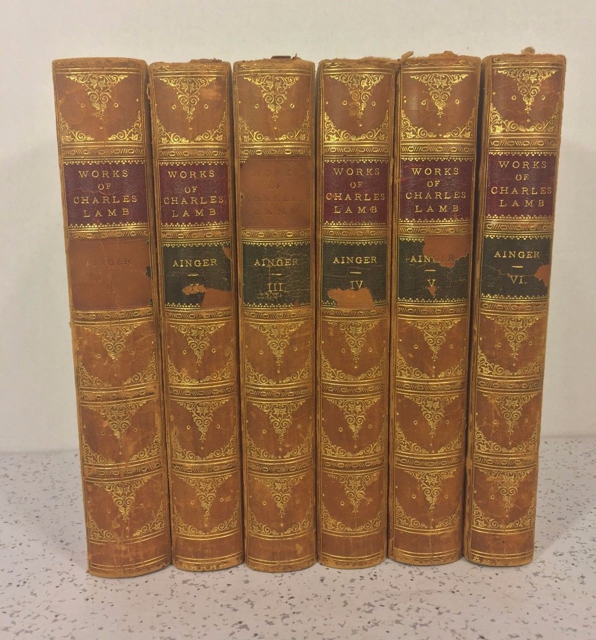 Works of Charles Lamb 6 Volumes 1891 to 186
