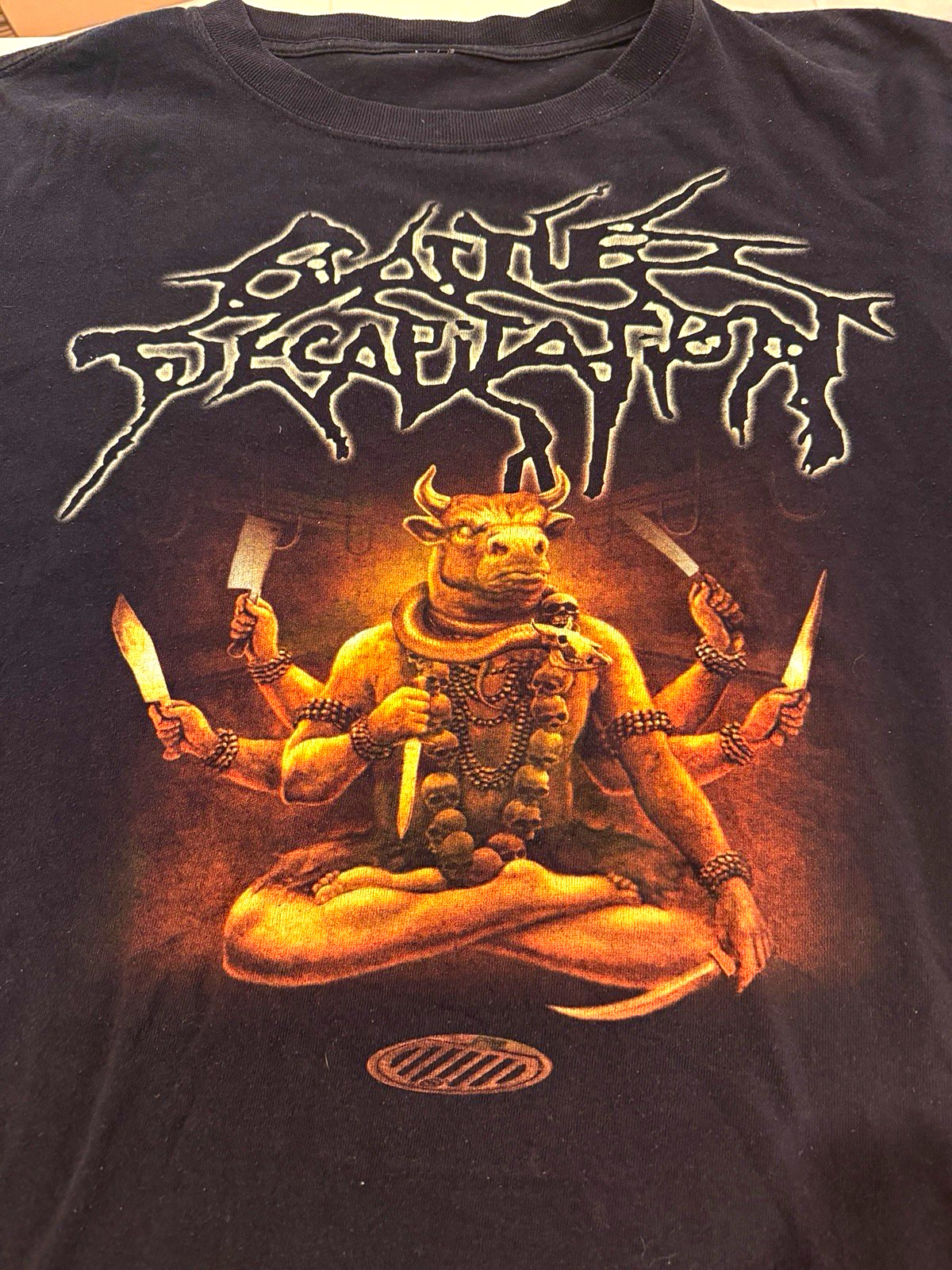 Vintage 2006 Cattle Decapitation, death Metal karma bloody karma faded shirt Vintage 2006 Cattle Decapitation, death Metal karma bloody karma faded shirt