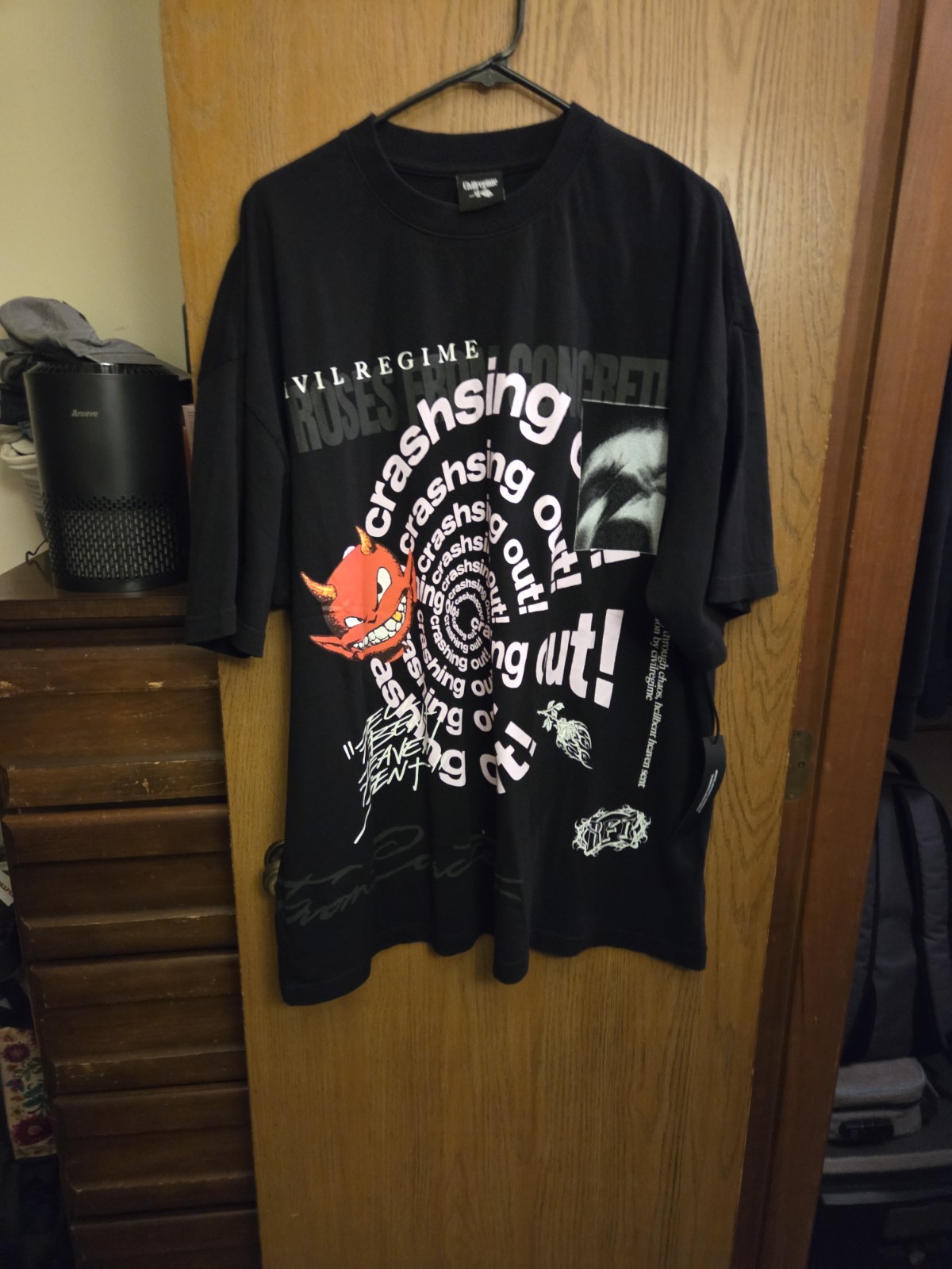 Nwt Civil Regime Two Sided Graphic T Mens Xl