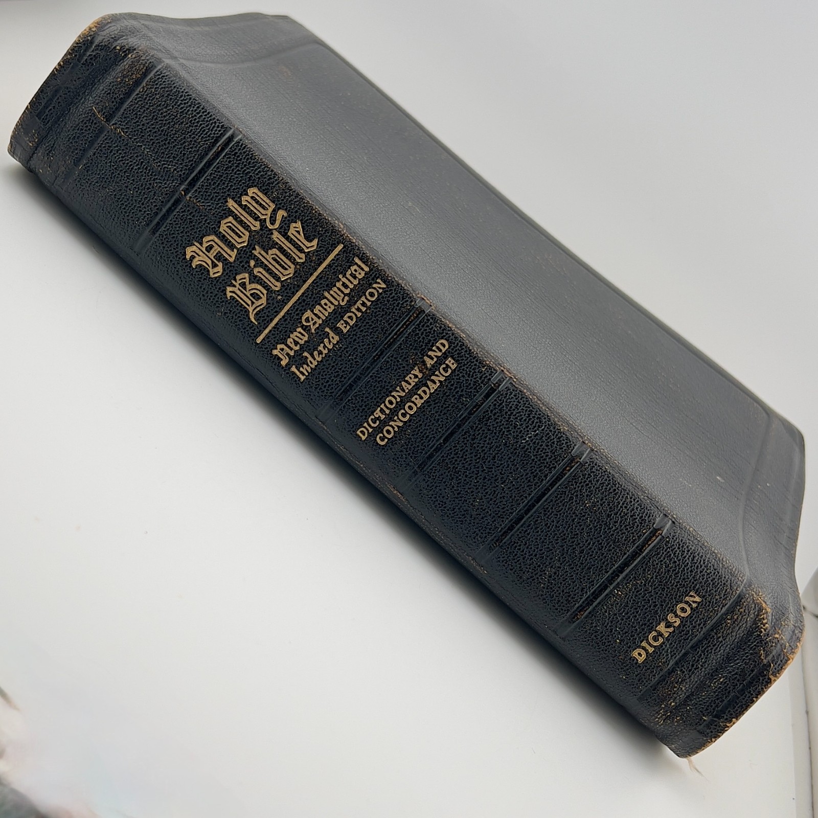 Holy Bible New Analytical Indexed Edition 1950 Dickson Morocco Leather