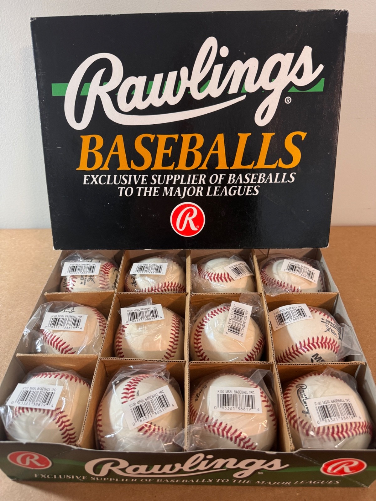 Rawlings R100-MSBL Baseballs 1 Dozen 12 NEW Sealed MSBL Steve Sigler Vintage