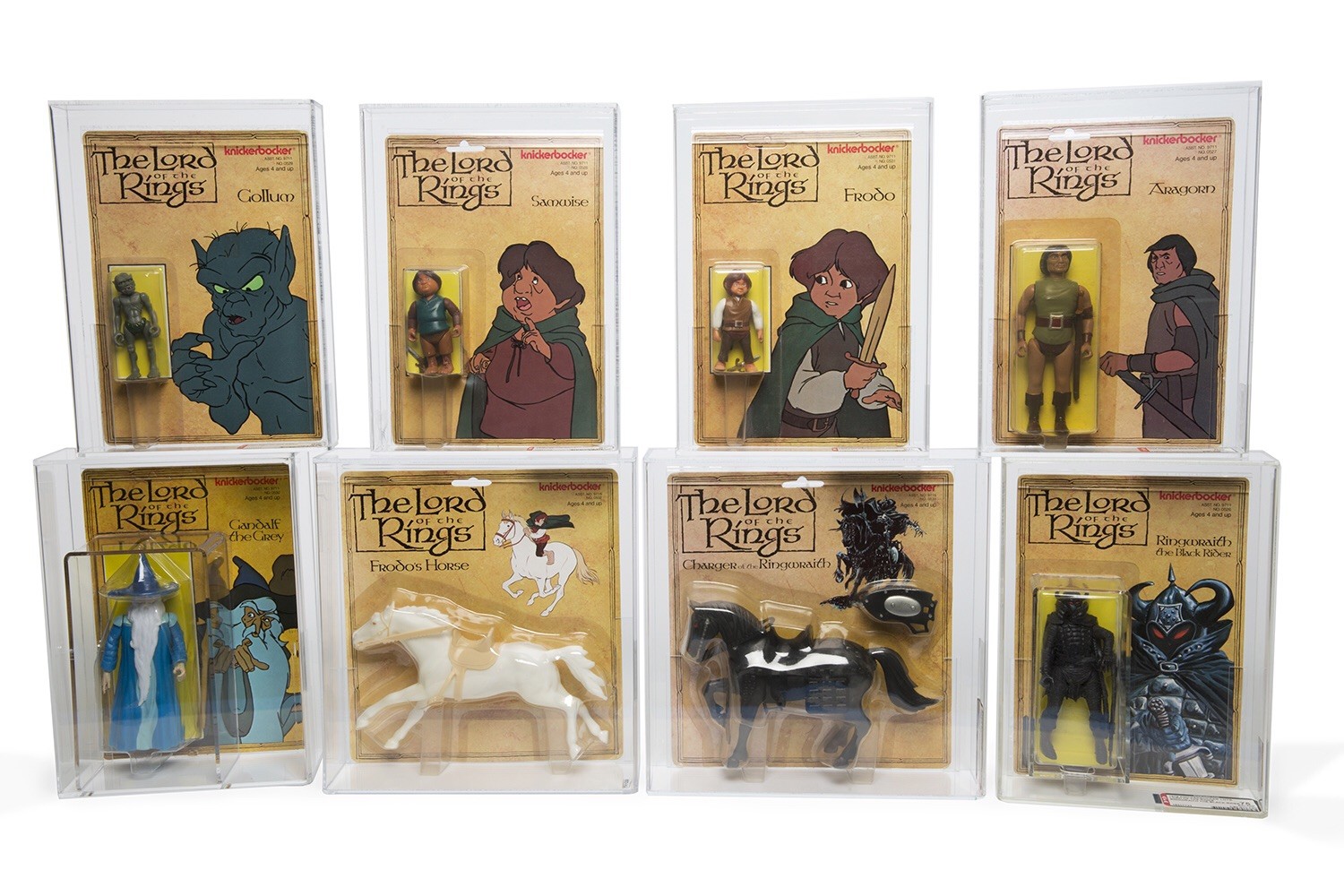 Lord of the Rings Knickerbocker LOTR 1979 Complete Set 8 Figures AFA Holy Grail