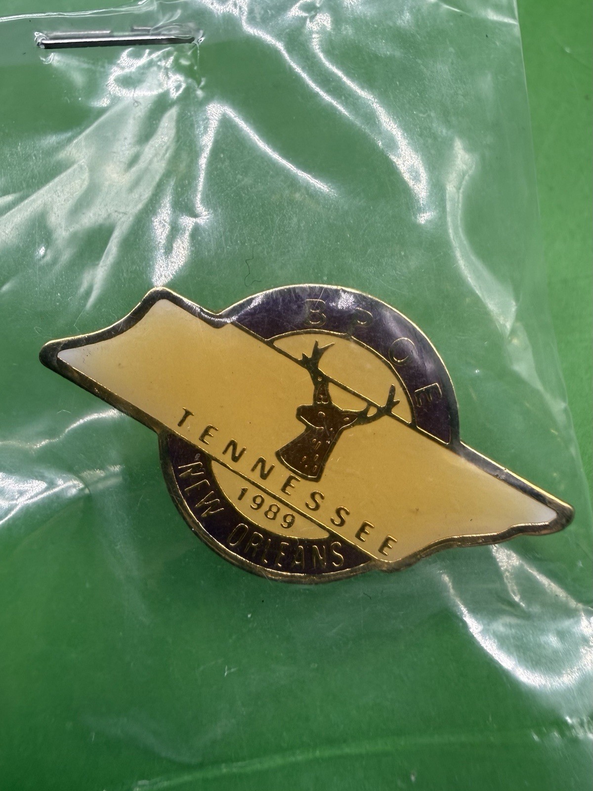BPOE Elks Lodge Tennessee 1989 New Orleans Lapel Pin