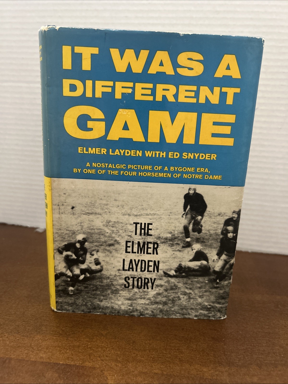 with Ed Snyder / It Was A Different Game inscribed and signed by Elmer Layden