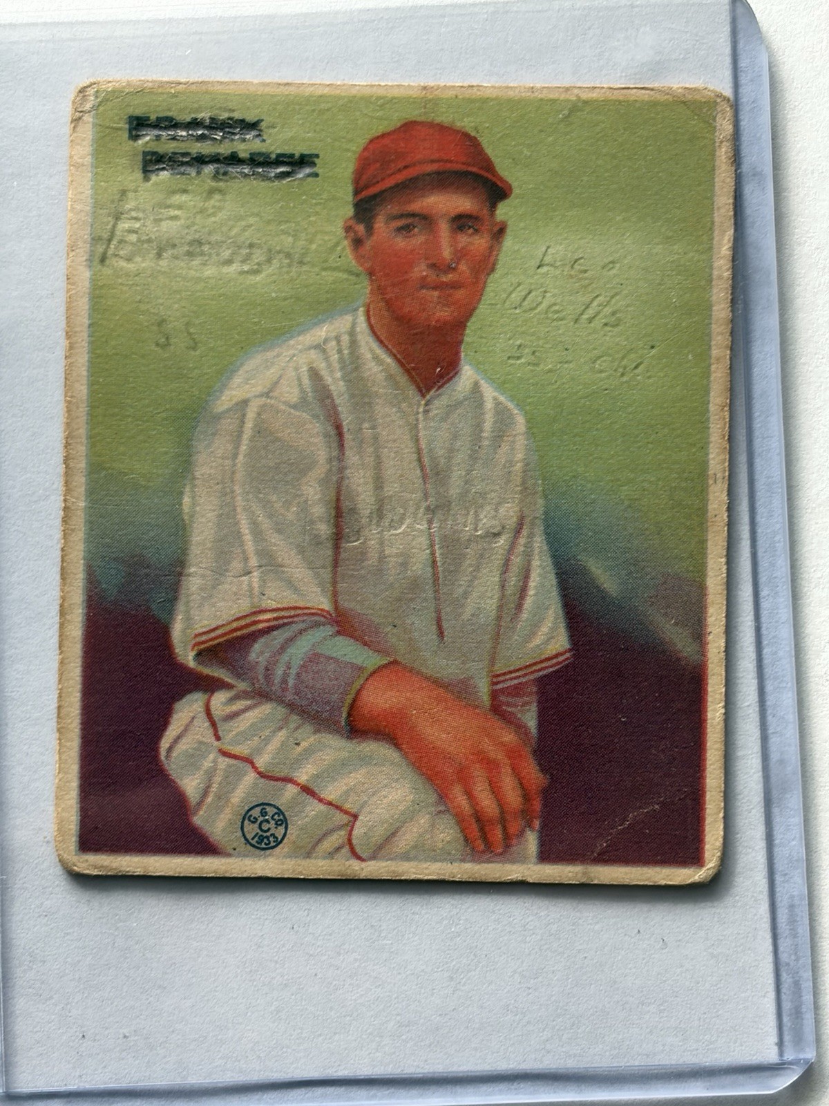 1933 Goudey Big League Chewing Gum - R319 Frank Demaree #224 (RC)