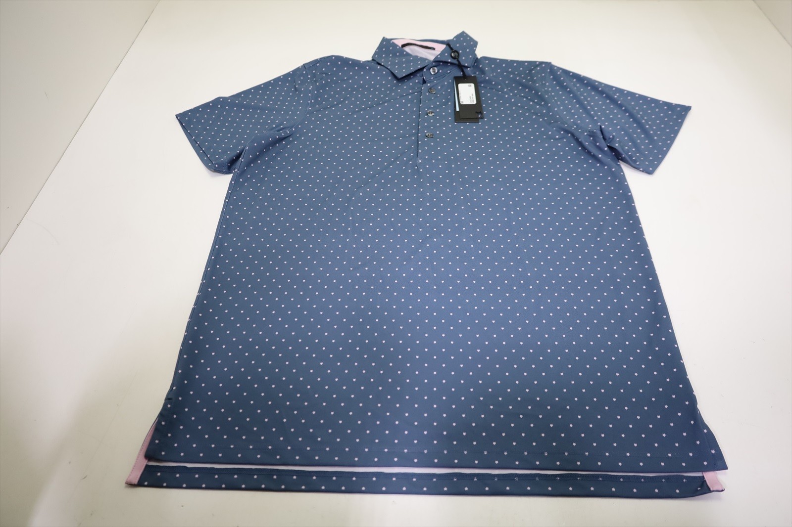 Greyson Golf Icon Polo Mens Size Medium Vintage Indigo New INV13162456