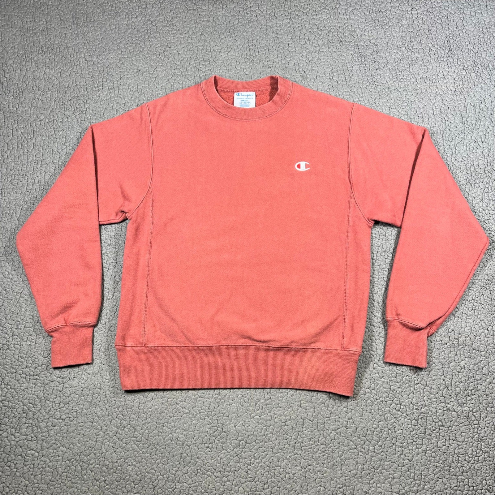 Vintage Champion Sweatshirt Mens S Reverse Weave Pullover Salmon Pink Streetwear Vintage Champion Sweatshirt Mens S Reverse Weave Pullover Salmon Pink Streetwear