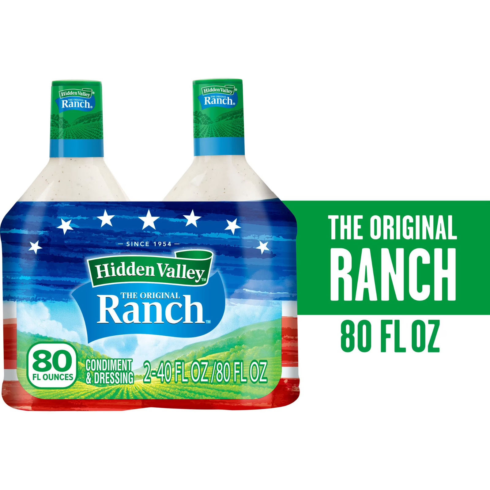 Hidden Valley Original Ranch Dressing (40 oz., 2 pk.) Great Price Hidden Valley Original Ranch Dressing (40 oz., 2 pk.) Great Price