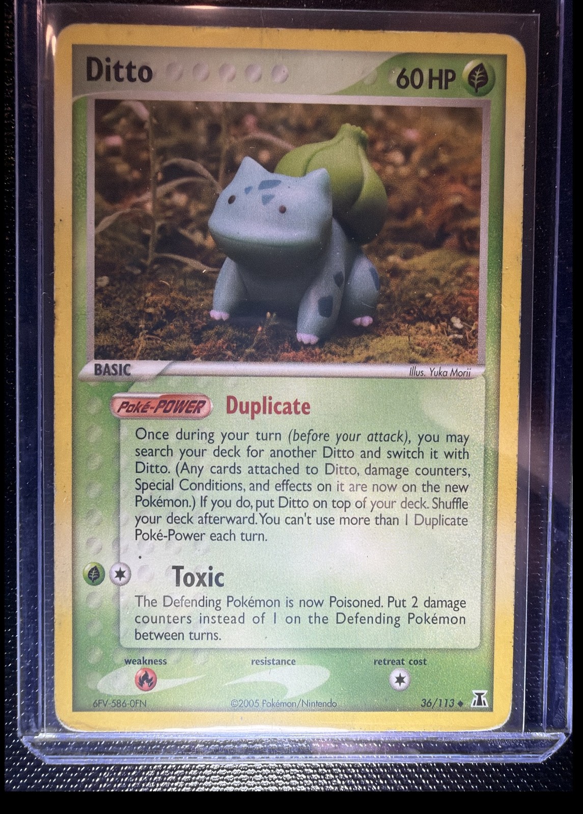 Pokemon Ditto (Bulbasaur) 36/113 EX Delta Species Uncommon English Ungraded