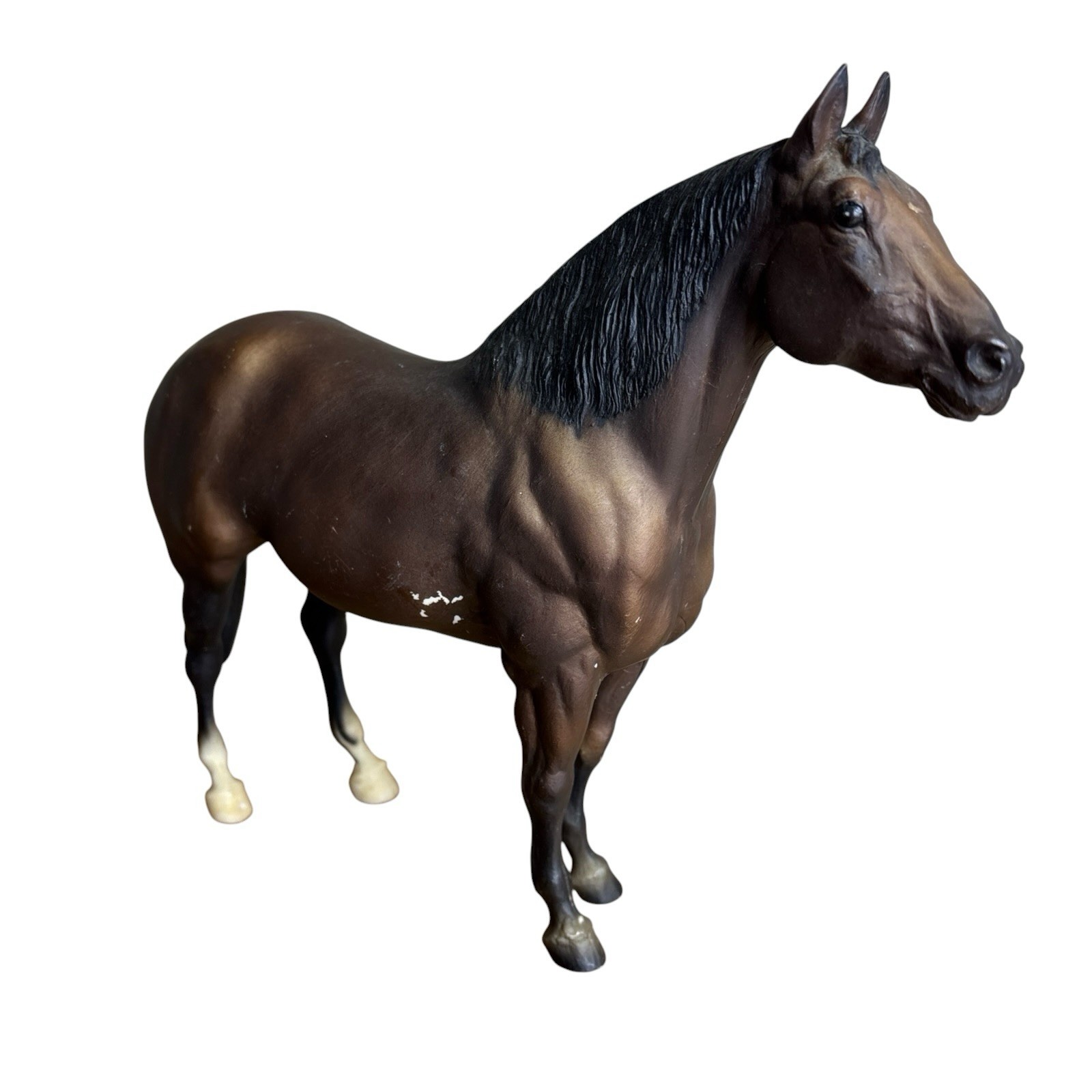 Breyer Horse Brown Black Paint is SCUFFED Breyer Horse Brown Black Paint is SCUFFED