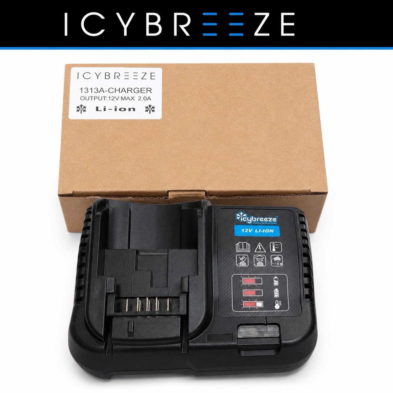 Icybreeze Battery Charger 12V Max Lithium Ion Battery Charger BRAND NEW OEM Icybreeze Battery Charger 12V Max Lithium Ion Battery Charger BRAND NEW OEM