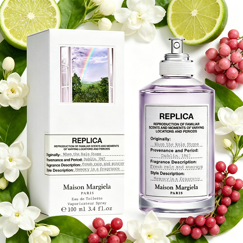 Replica When The Rain Stops by Maison Margiela EDT  3.4 oz / 100 ml New in Box U