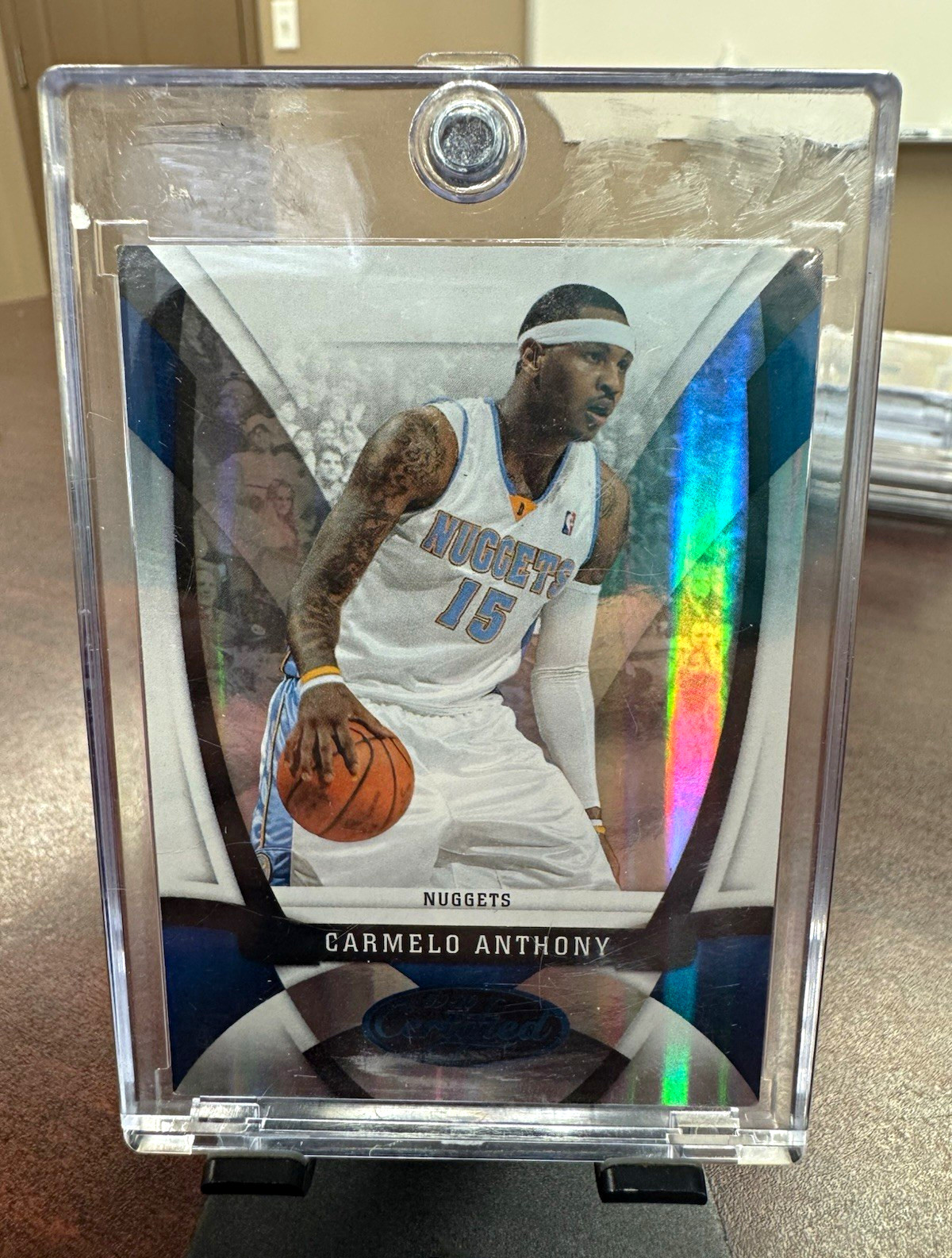 Panini 2009-10 Certified Carmelo Anthony #27 Nuggets Mirror Blue /100 Panini 2009-10 Certified Carmelo Anthony #27 Nuggets Mirror Blue /100