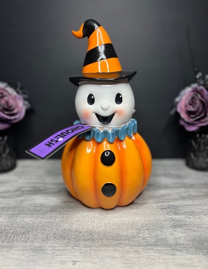 🧡🖤NWT Ghoulish Vintage Inspired Nostalgia Halloween Ghost Figure