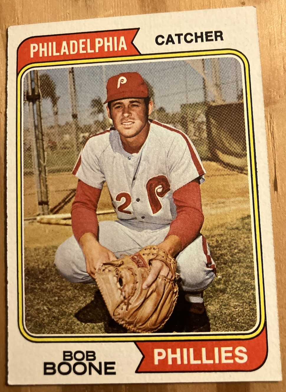 1974 Bob Boone Topps #131 Philadelphia Phillies Nice