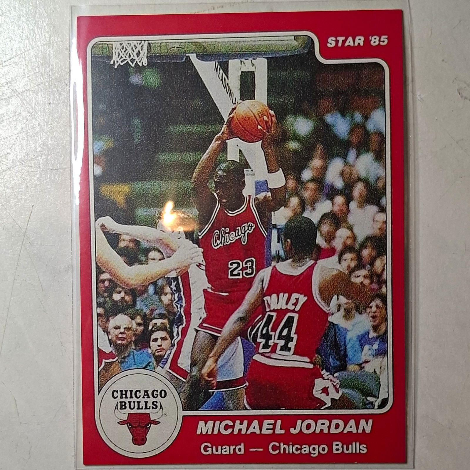 Star 1984 Star \'85 Michael Jordan #101 Chicago Bulls Licensed Reprint Star 1984 Star \'85 Michael Jordan #101 Chicago Bulls Licensed Reprint
