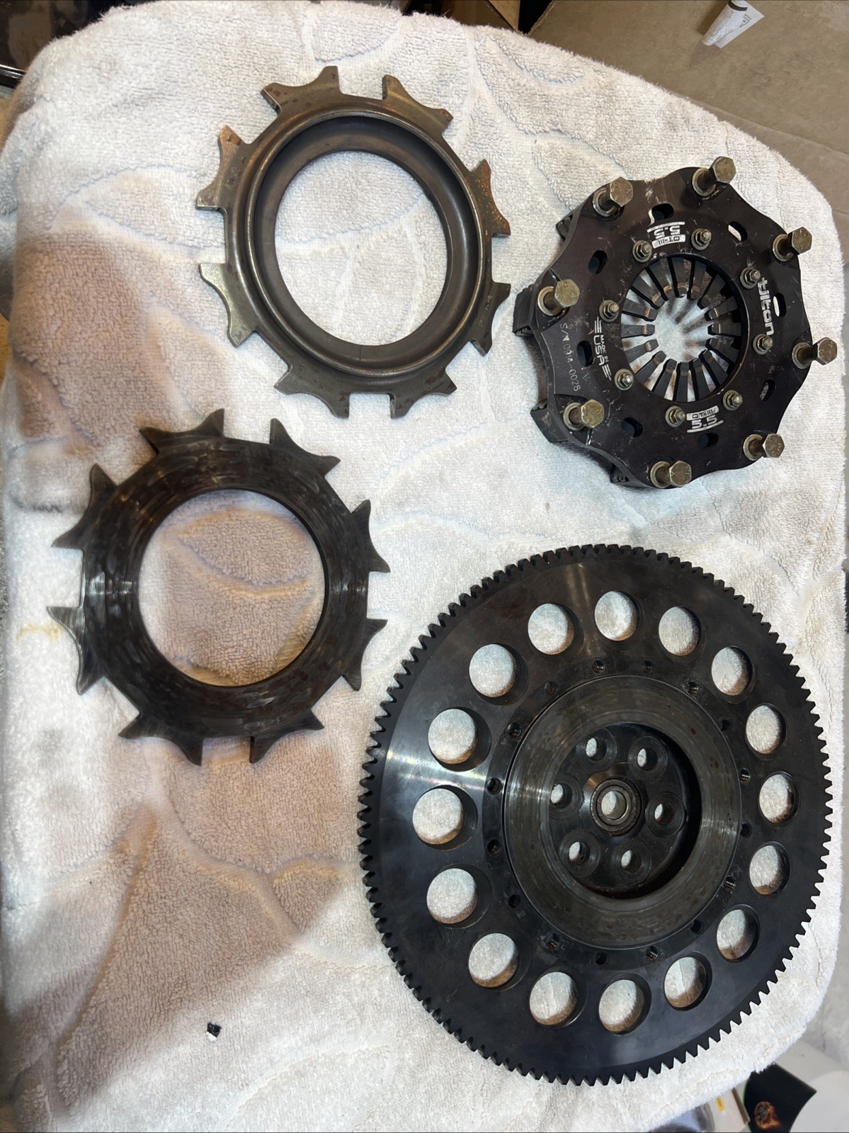Tilton OT-3 Clutch Cover Assembly and Flywheel OT-III 5.5 Mazda Miata 1.8L