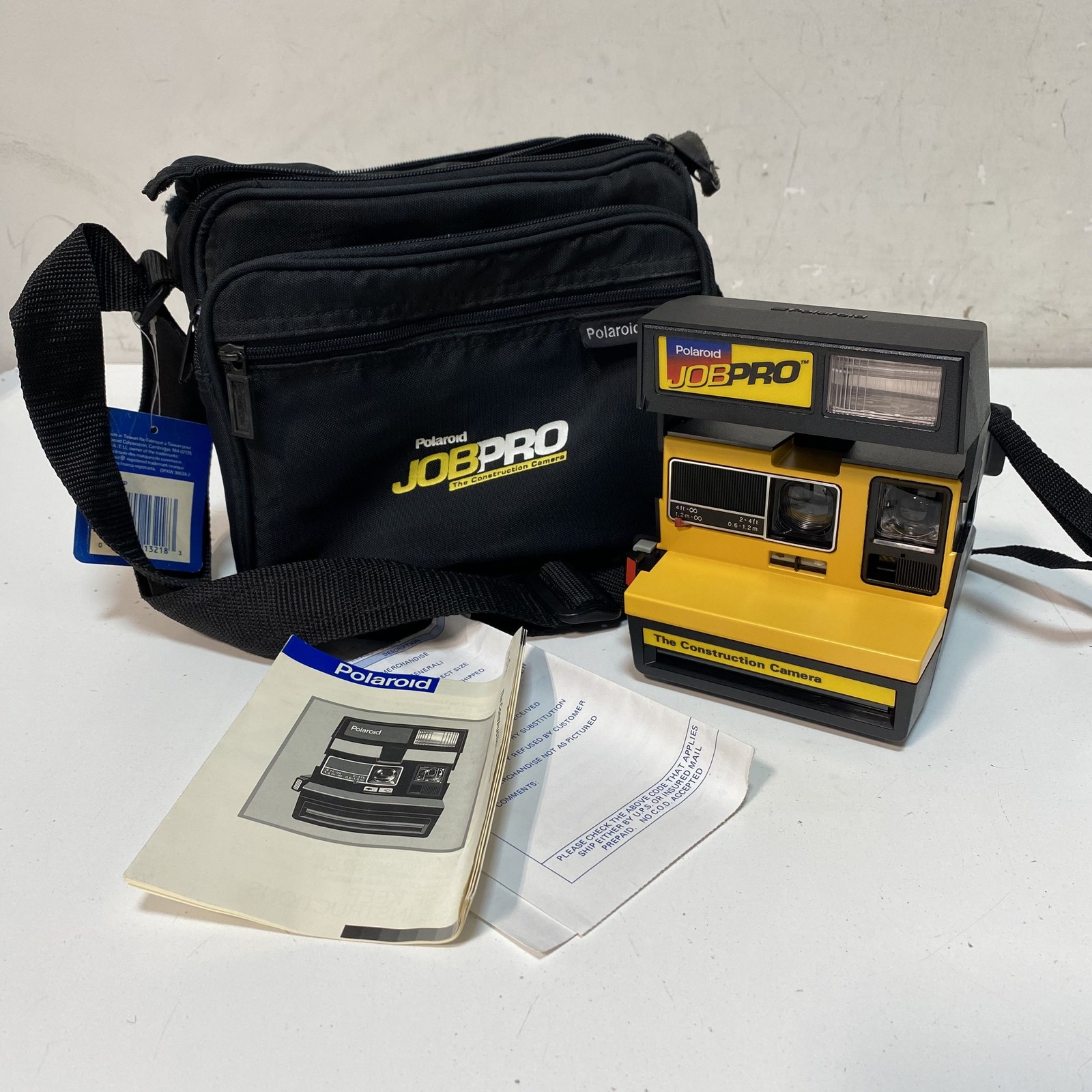 Polaroid JobPro 600 Instant Film Camera The Construction Camera Kit Tested