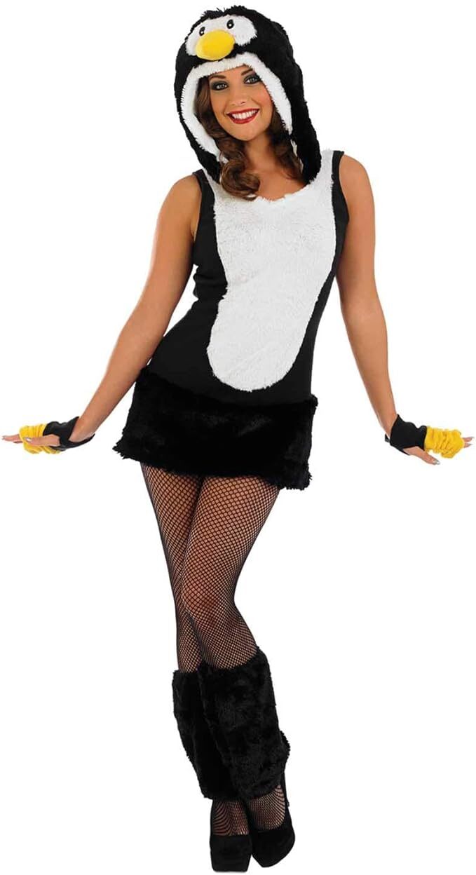 Cute Women`s Penguin Costume S - XL Ladies Animal Christmas Halloween Outfit Cute Women`s Penguin Costume S - XL Ladies Animal Christmas Halloween Outfit