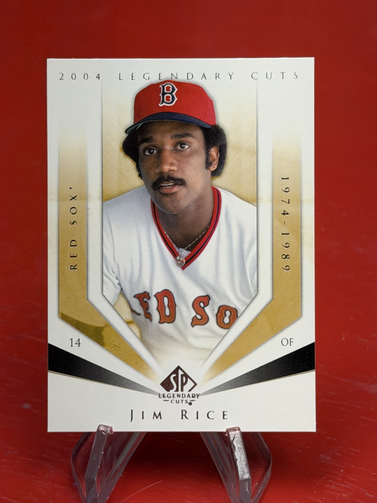 JIM RICE 2004 SP LEGENDARY CUTS #69 RED SOX HOF