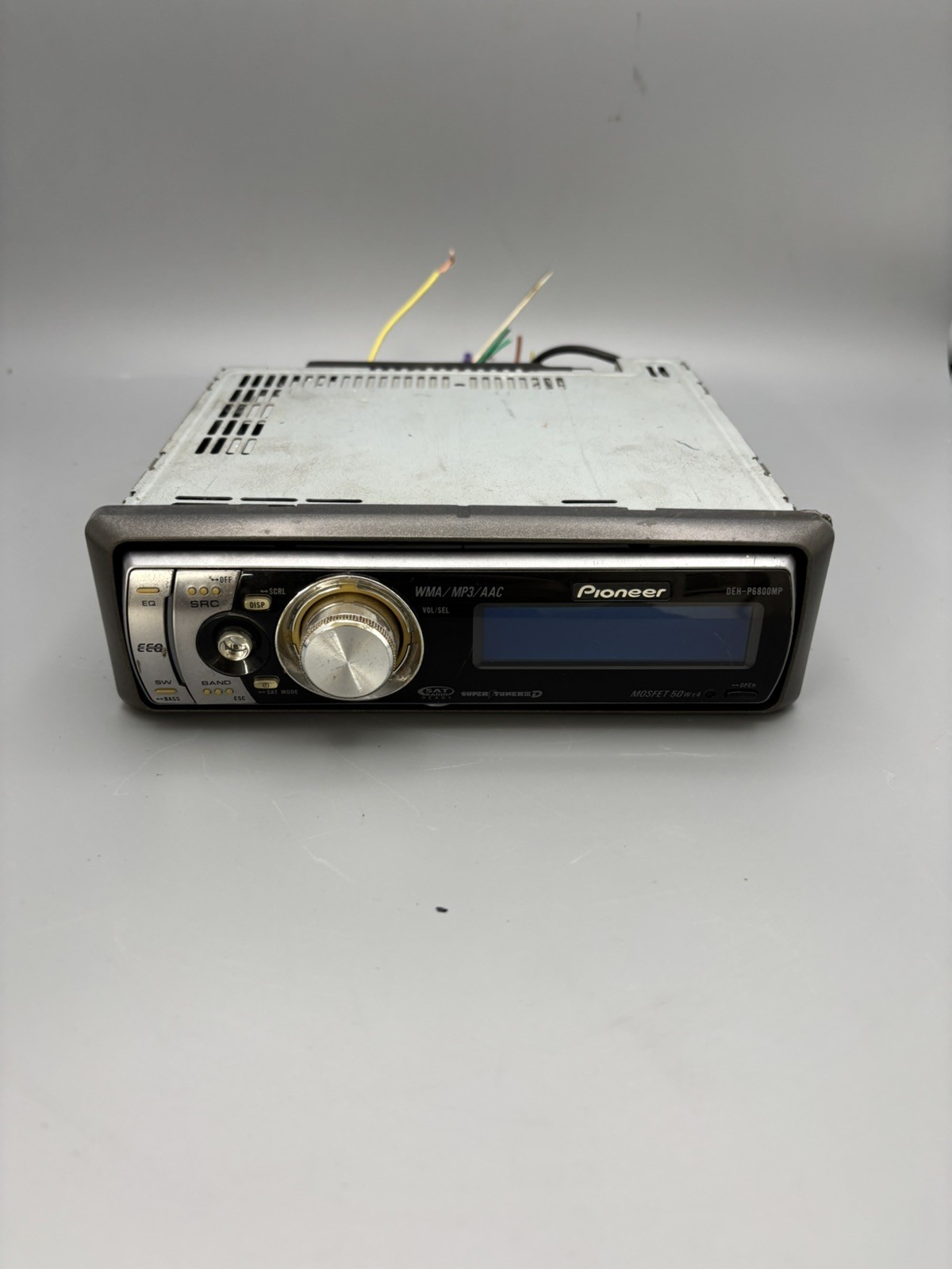 Pioneer DEH-P6800mp Cd Receiver Motorized Face Tested Pioneer DEH-P6800mp Cd Receiver Motorized Face Tested