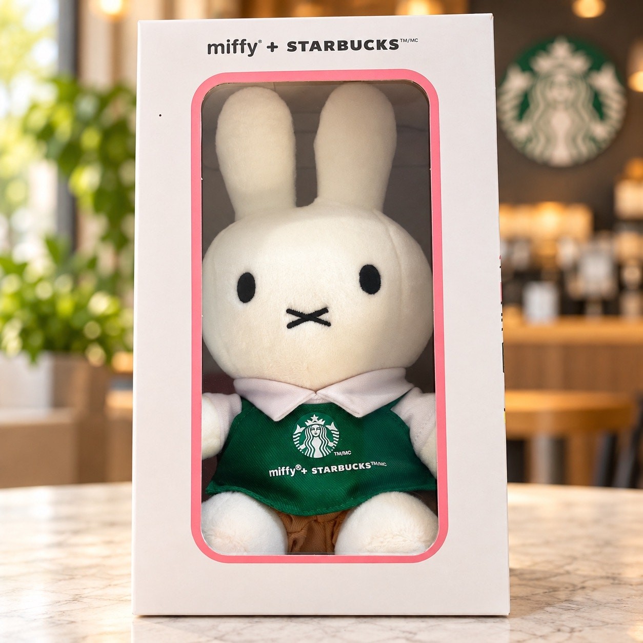 Starbucks Miffy Plush Barista Green Apron Limited Edition 2026 New Box