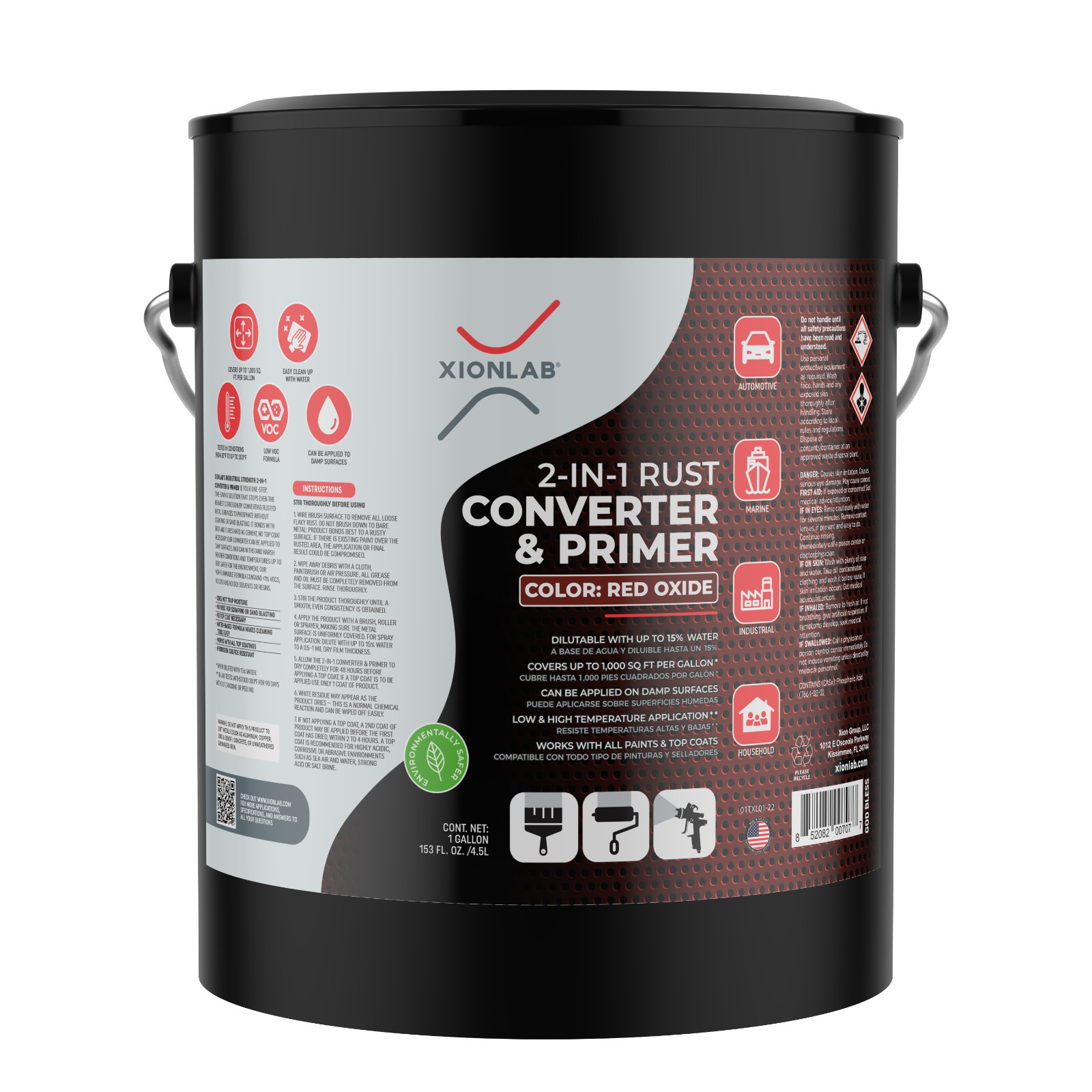 Xion Lab 2-in-1 Rust Converter & Metal Primer | eBay\'s ONLY Authorized Reseller
