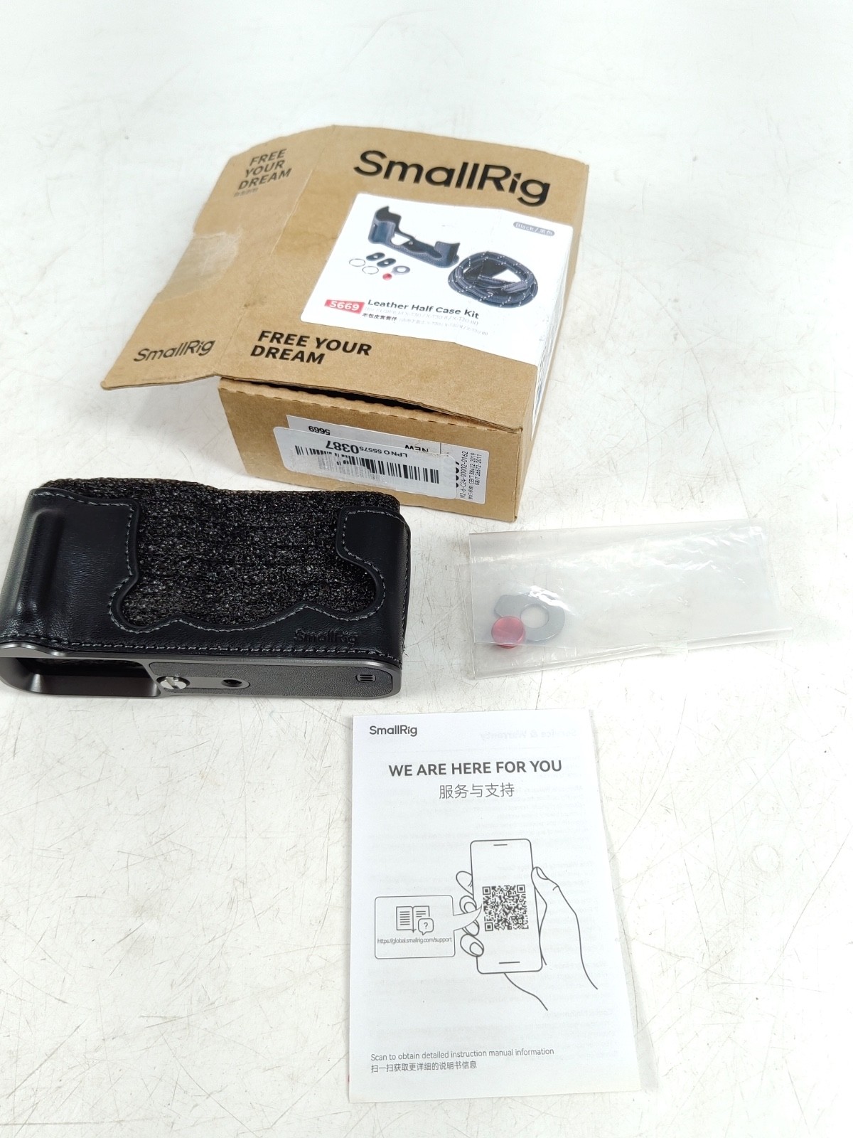 SmallRig 5669 Leather Half Case Kit for FUJIFILM X-T30 / II/ III/ Black