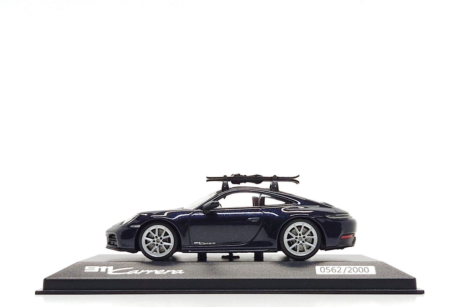 Minichamps 1:43 Porsche 911 Carrera (992.2) in Carbon Black (Dealer Edition)