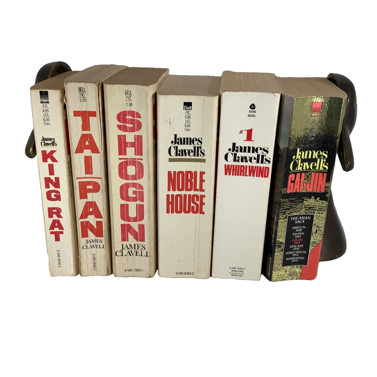 James Clavell Complete Vintage 80s Asian Saga Complete 1-6 PB Very Good James Clavell Complete Vintage 80s Asian Saga Complete 1-6 PB Very Good
