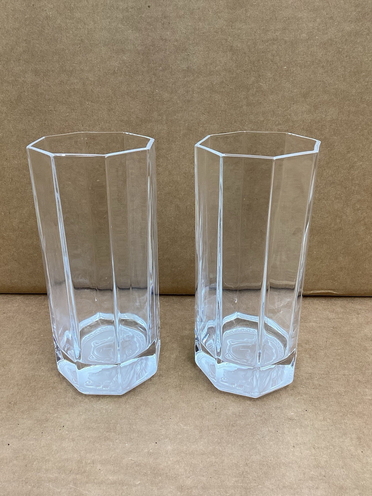 Set of 2 Rosenthal Versace Medusa Lumiere Crystal Aperitif Glasses 6oz