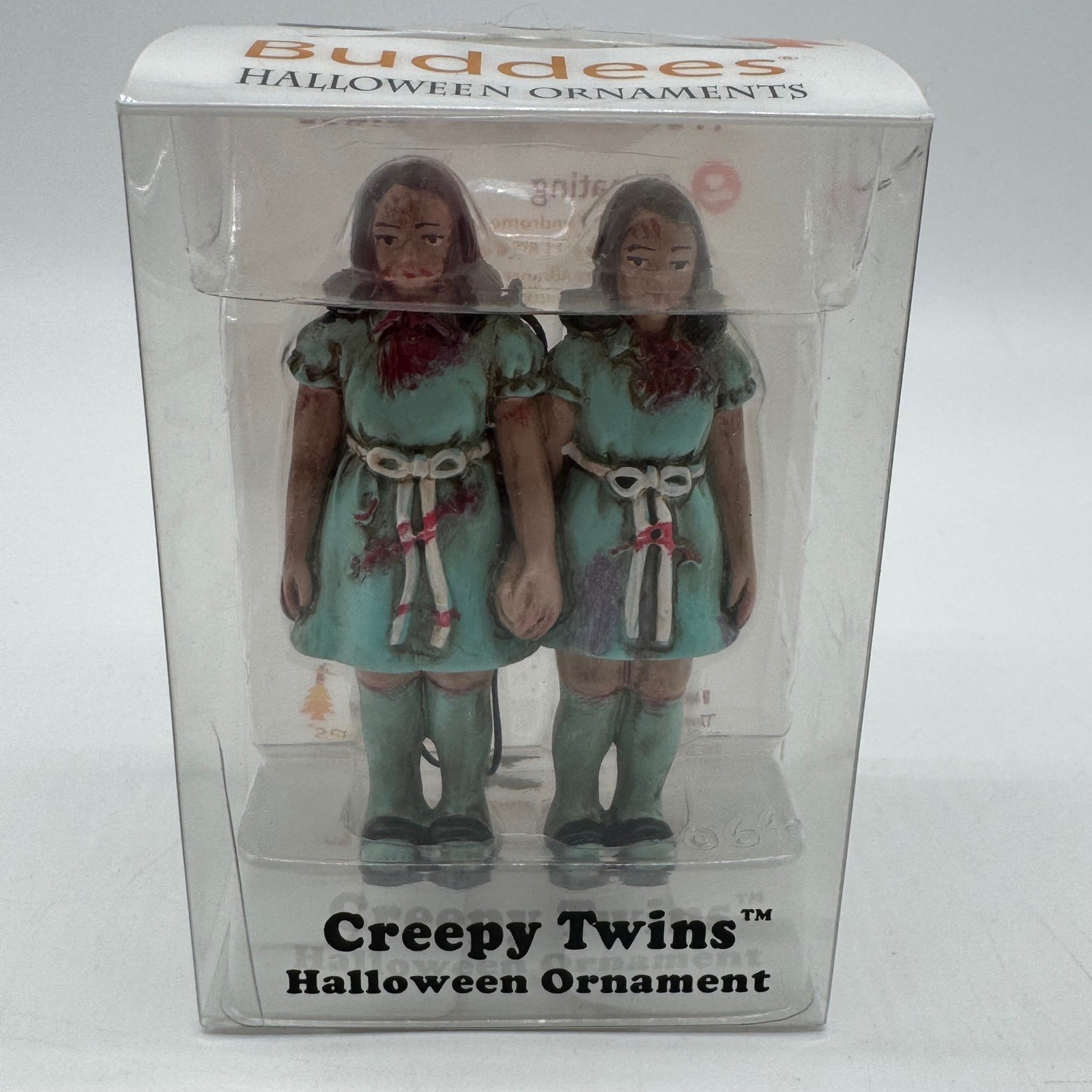 Tree Buddees Creepy Twins Halloween Ornament NWT The Shining Scary Horror Resin