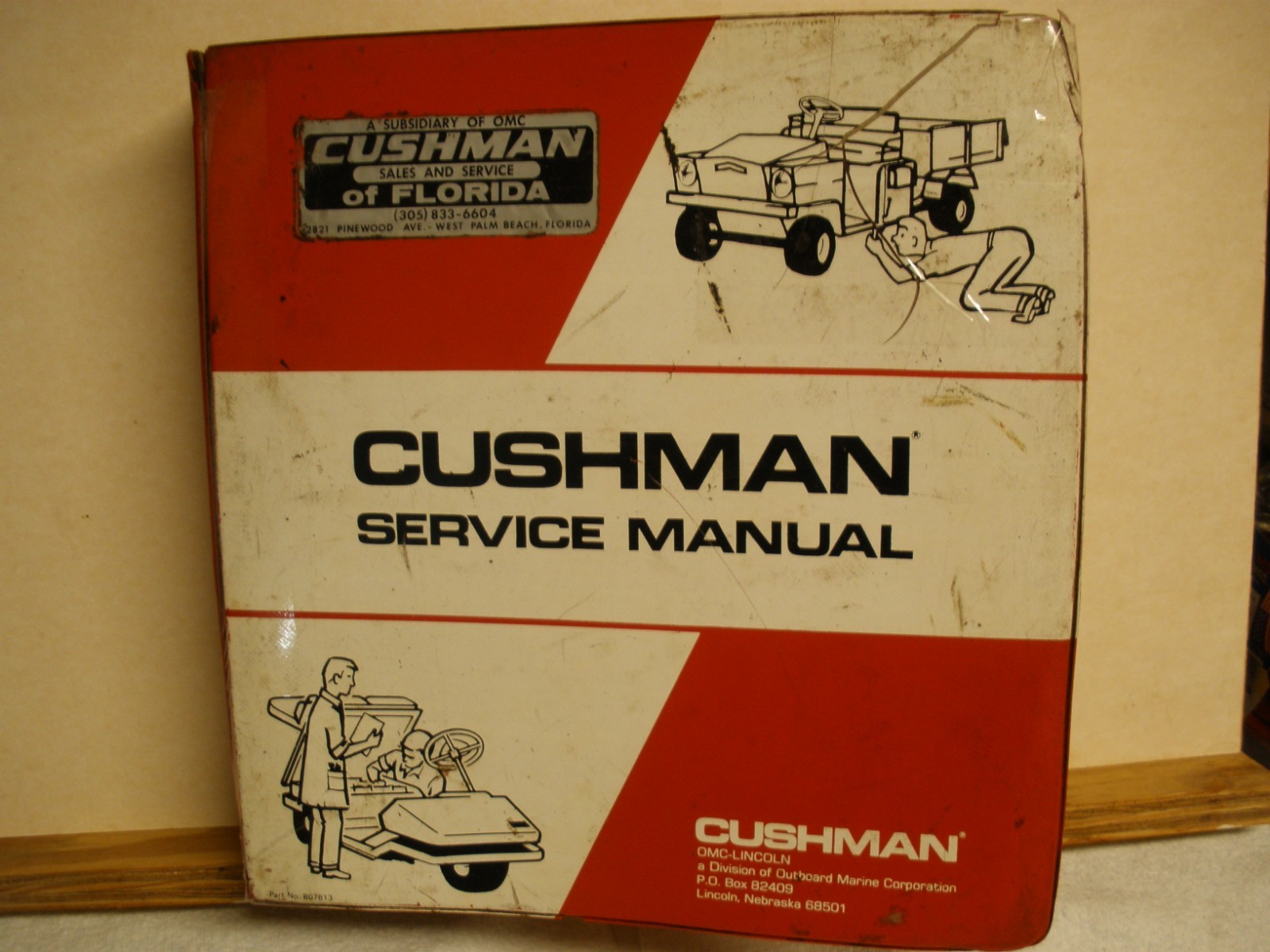 CUSHMAN HAULSTER TRUCKSTER GOLFSTER TITAN 1960-1977 SERVICE MANUAL W/AIR COOLED