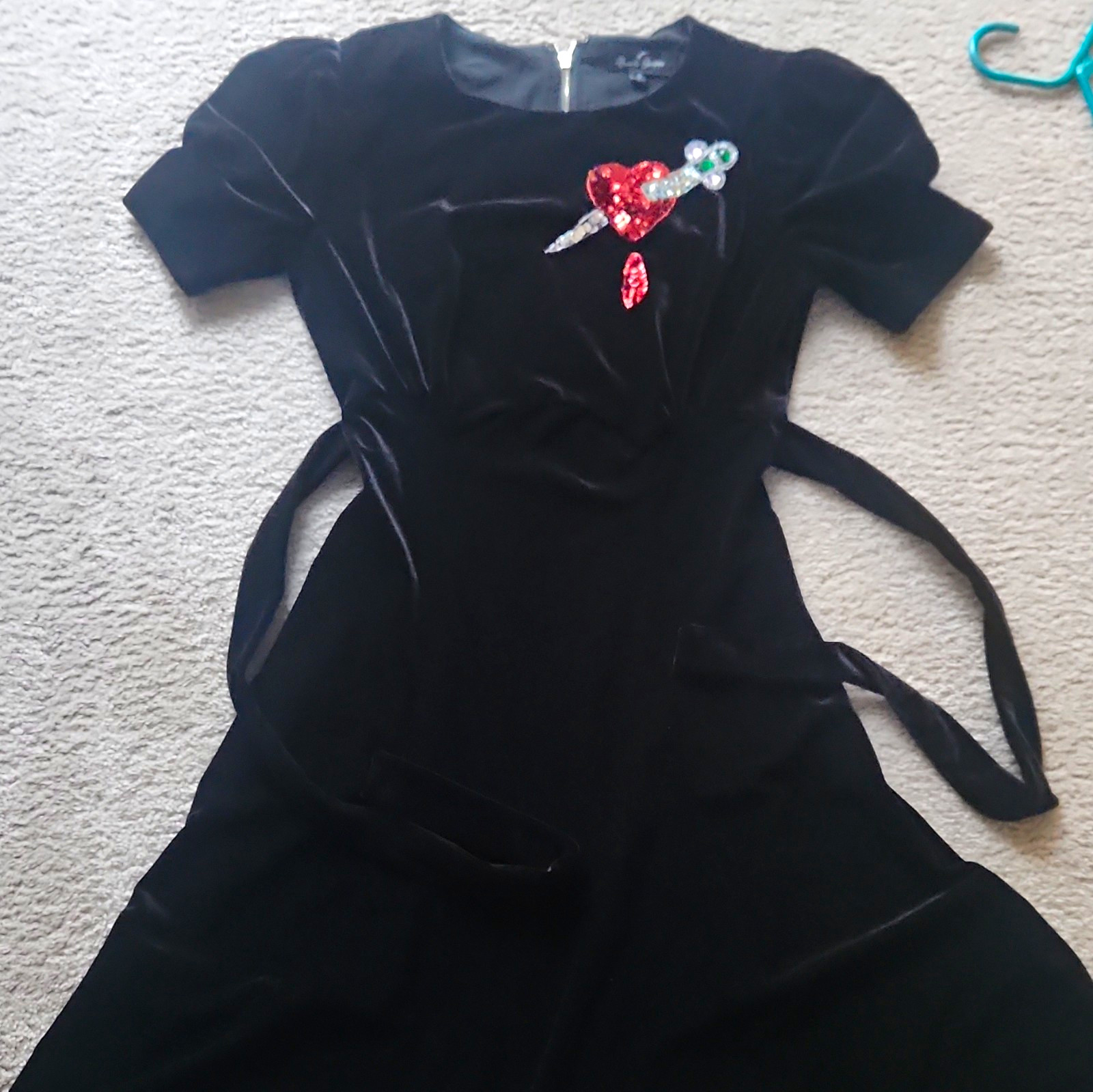 JEZEBEL Heart And Arrow DRESS By Nicoletta Carlone SZ S JEZEBEL Heart And Arrow DRESS By Nicoletta Carlone SZ S