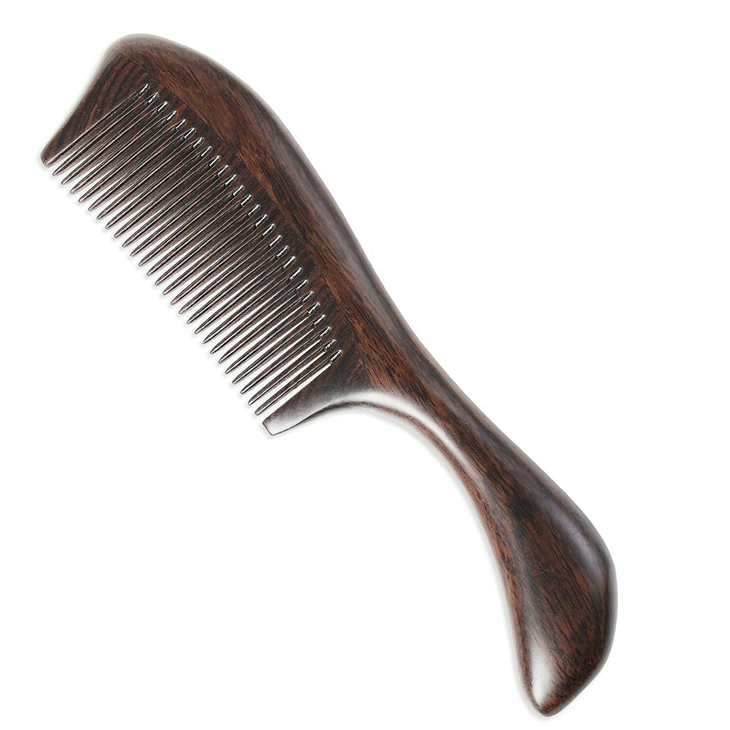 Onedor Handmade 100% Natural Black Sandalwood Hair Wooden Combs Onedor Handmade 100% Natural Black Sandalwood Hair Wooden Combs