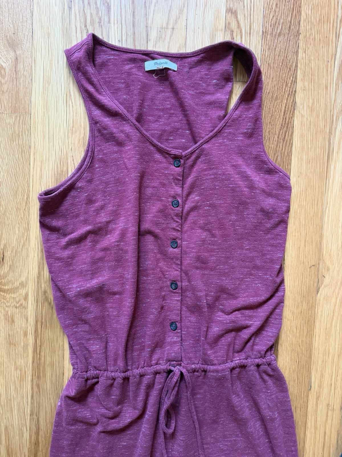 Madewell Maroon Romper Women’s Small 