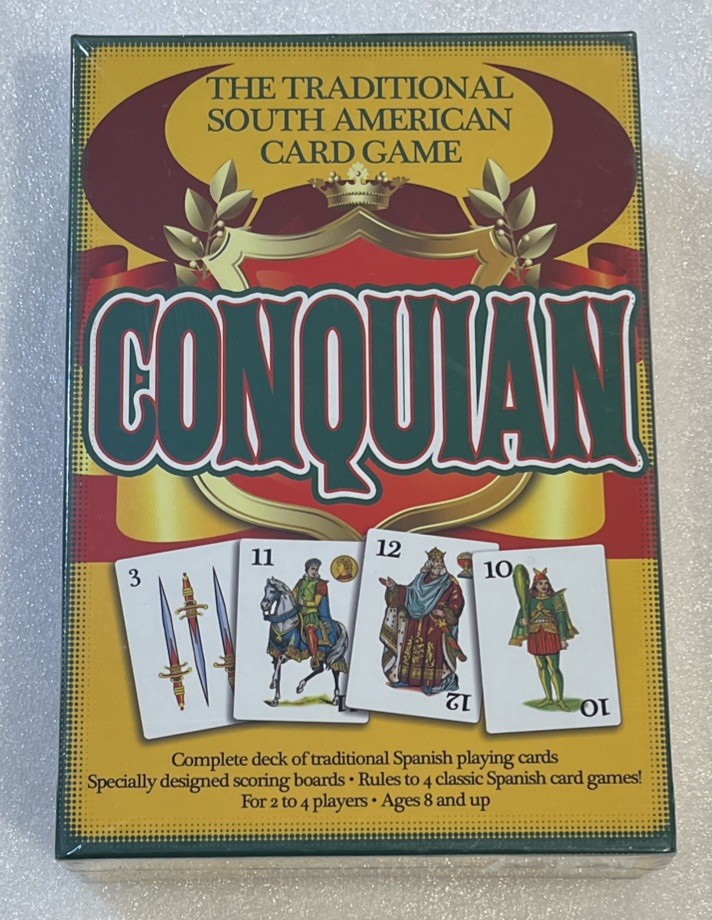 Pressman CONQUIAN The Traditional South American Card Game Ages 8+ 2-4 Players