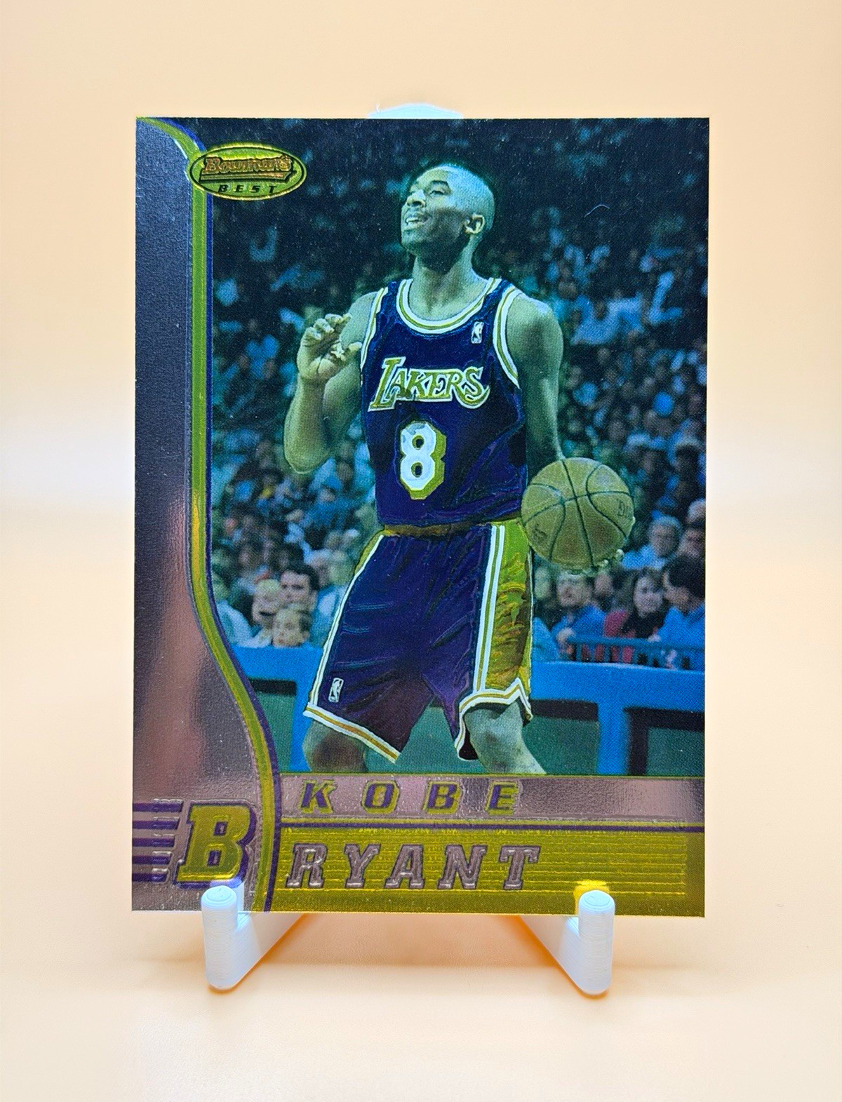 Topps 1996-97 Bowman's Best Rookies Kobe Bryant RC Insert #R23 Lakers Topps 1996-97 Bowman's Best Rookies Kobe Bryant RC Insert #R23 Lakers