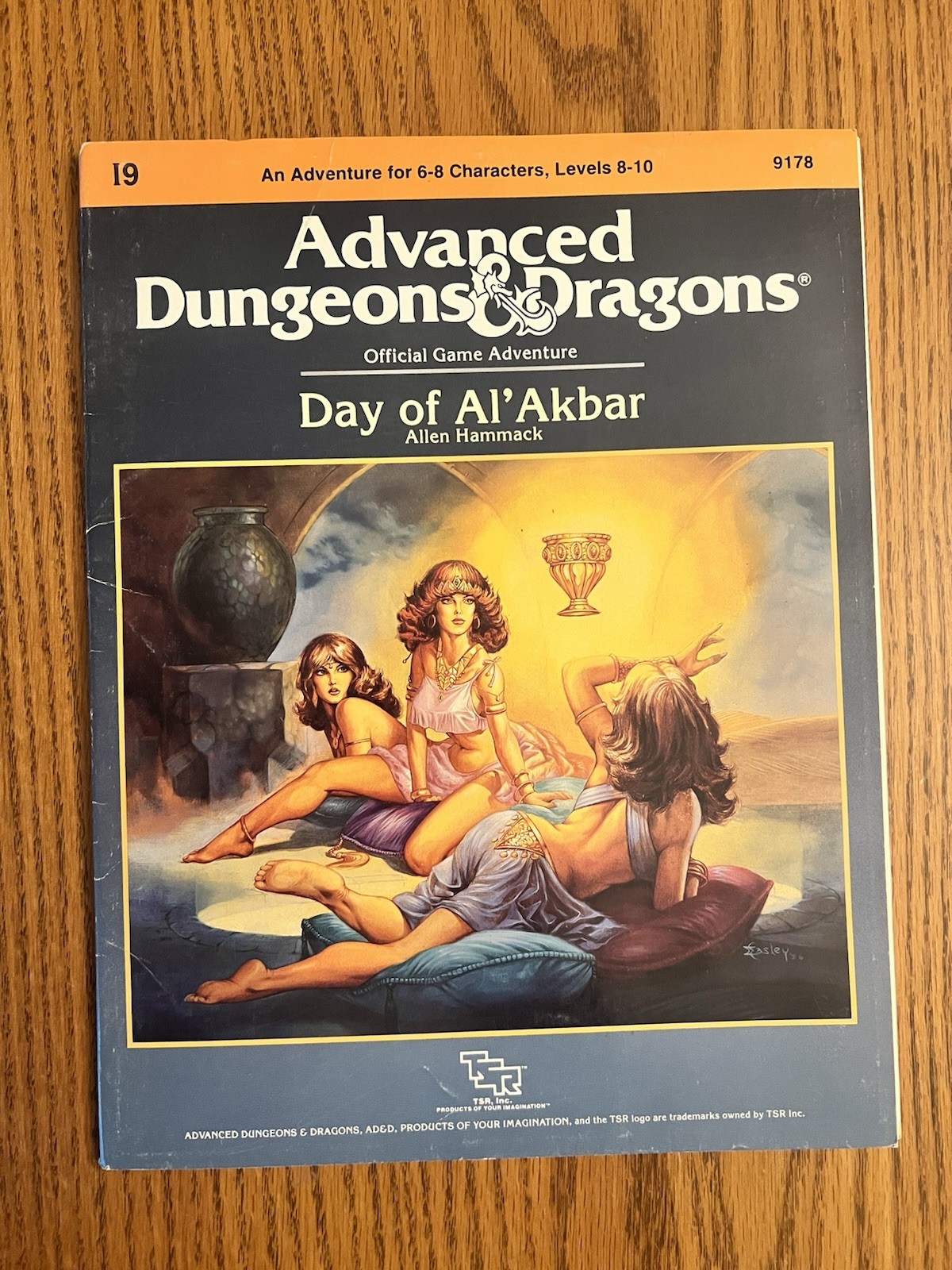 Advanced Dungeons & Dragons Module I9 - DAY OF AL\'AKBAR - #9178 COMPLETE W/MAP Advanced Dungeons & Dragons Module I9 - DAY OF AL\'AKBAR - #9178 COMPLETE W/MAP