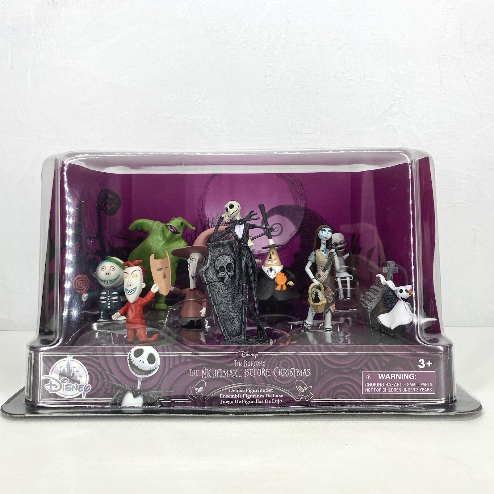 Nightmare Before Christmas Deluxe Figurine Set Disney Tim Burton Collectible New Nightmare Before Christmas Deluxe Figurine Set Disney Tim Burton Collectible New
