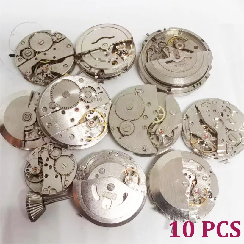 10pcs Watch Movement Parts Mechanical Steampunk Practice Disassemble Repair Kit 10pcs Watch Movement Parts Mechanical Steampunk Practice Disassemble Repair Kit