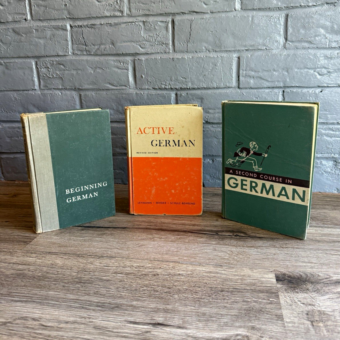 Vintage 1950-60s German Language Coursebooks Lot of 3 Vintage 1950-60s German Language Coursebooks Lot of 3
