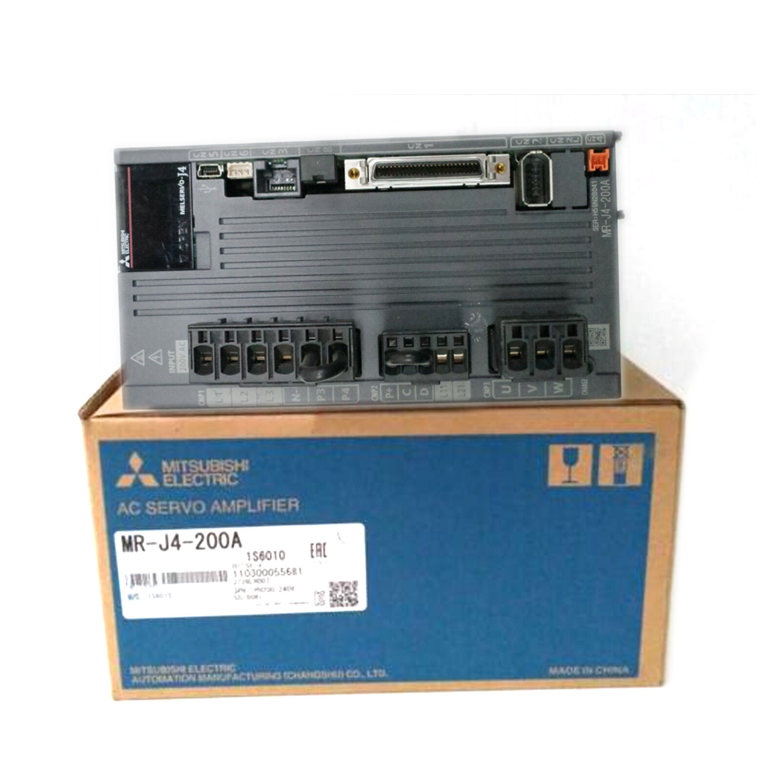 New In Box MITSUBISHI MR-J4-200A Servo Amplifier