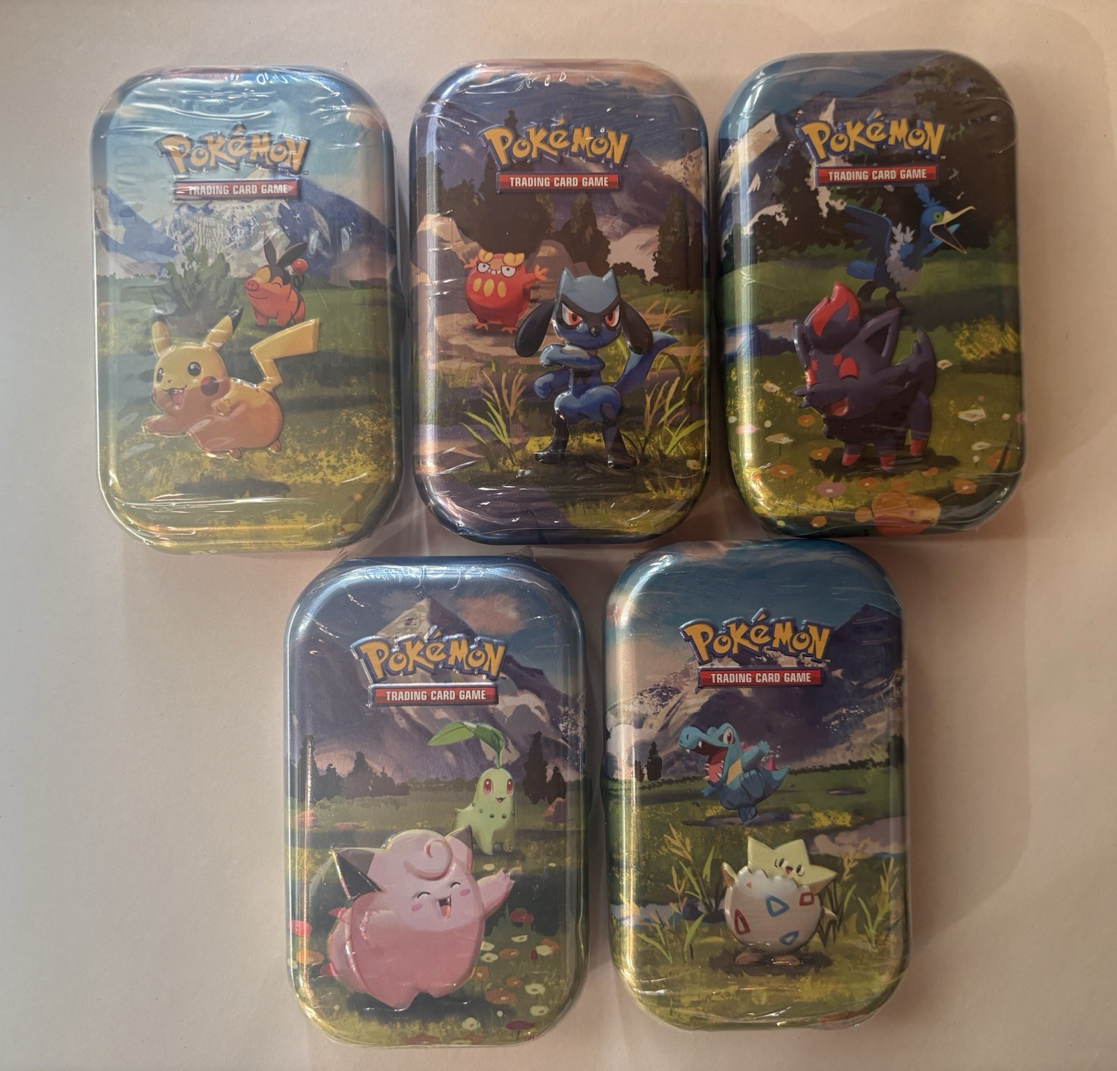 Pokemon TCG (5) Ascended Heroes Mini Tins Full Set SEALED