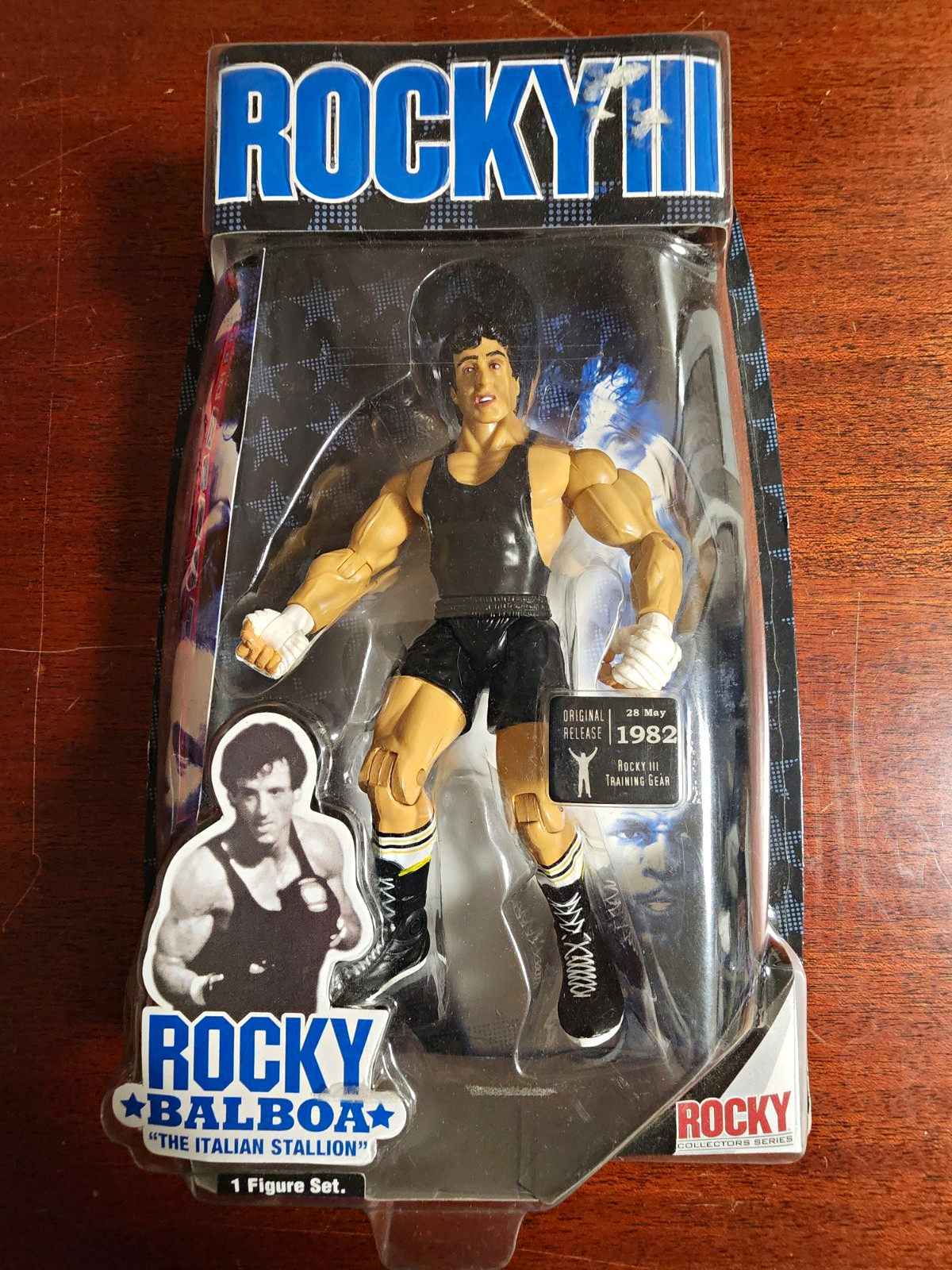 JAKKS Pacific Rocky Balboa Rocky III Rocky Collectors Series Boxed Figure Black