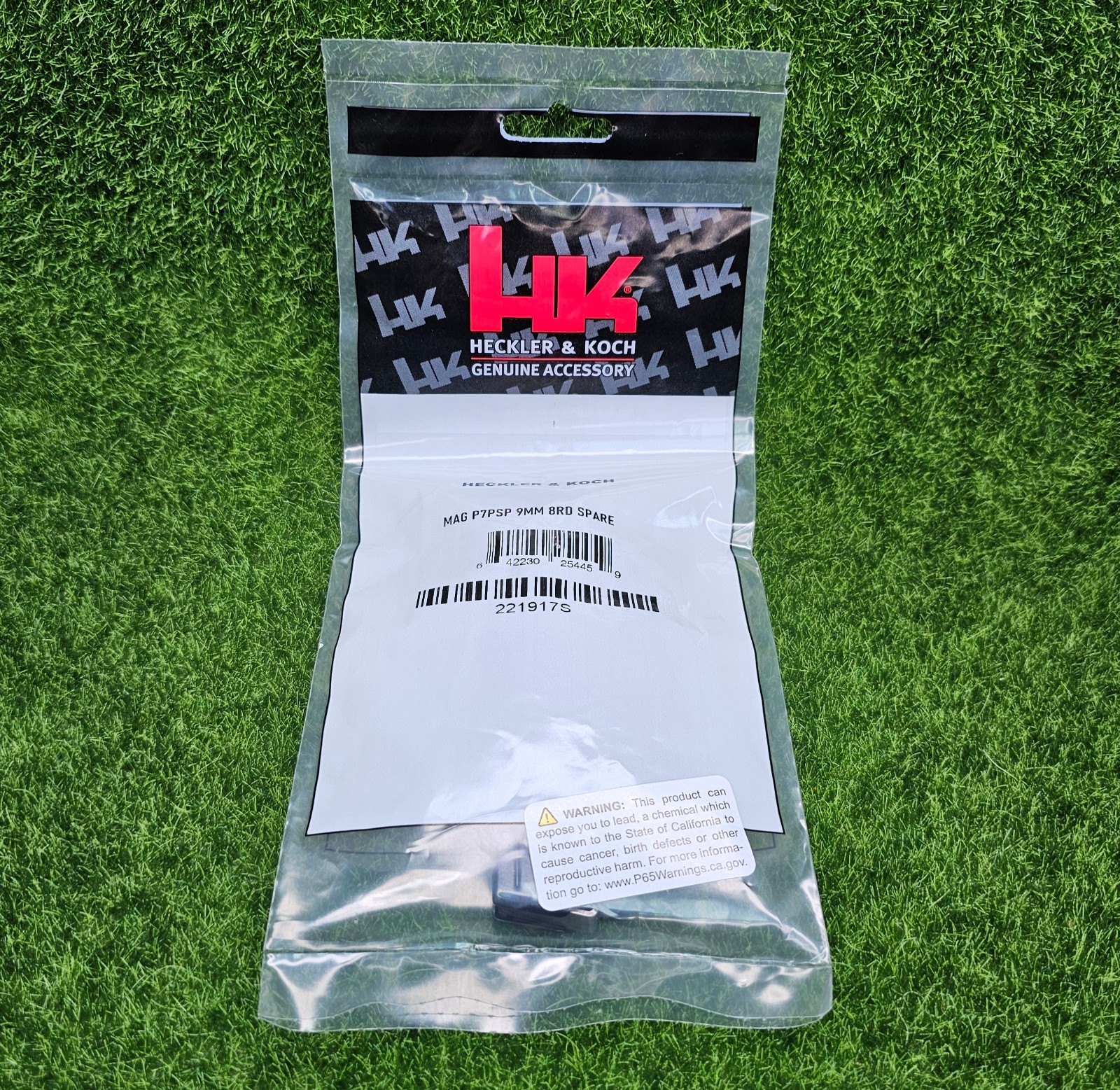 Heckler & Koch H&K P7 PSP 9mm OEM 8 Round Pistol Factory Magazine Black #221917S