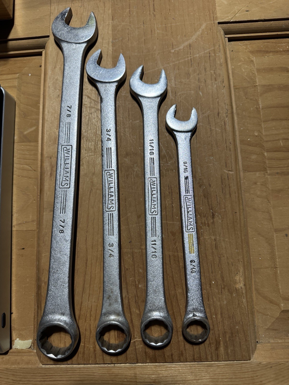 Vintage Williams “SUPERRENCH” Combination Wrench Made USA 1163/1165/1166/1167 Vintage Williams “SUPERRENCH” Combination Wrench Made USA 1163/1165/1166/1167