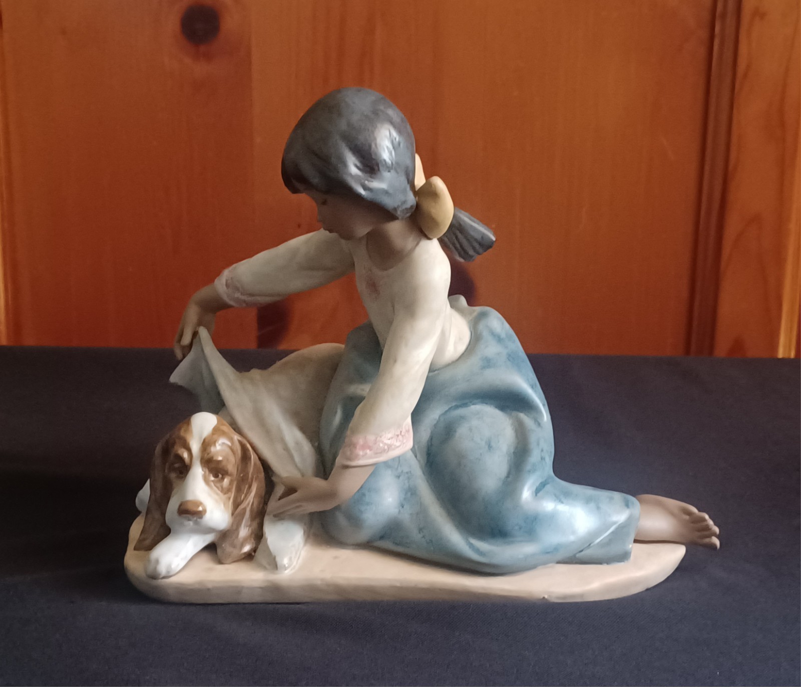 Rare Retired Lladro Daisa Dog\'s Best Friend #2287M GRES MATTE FINISH Spain