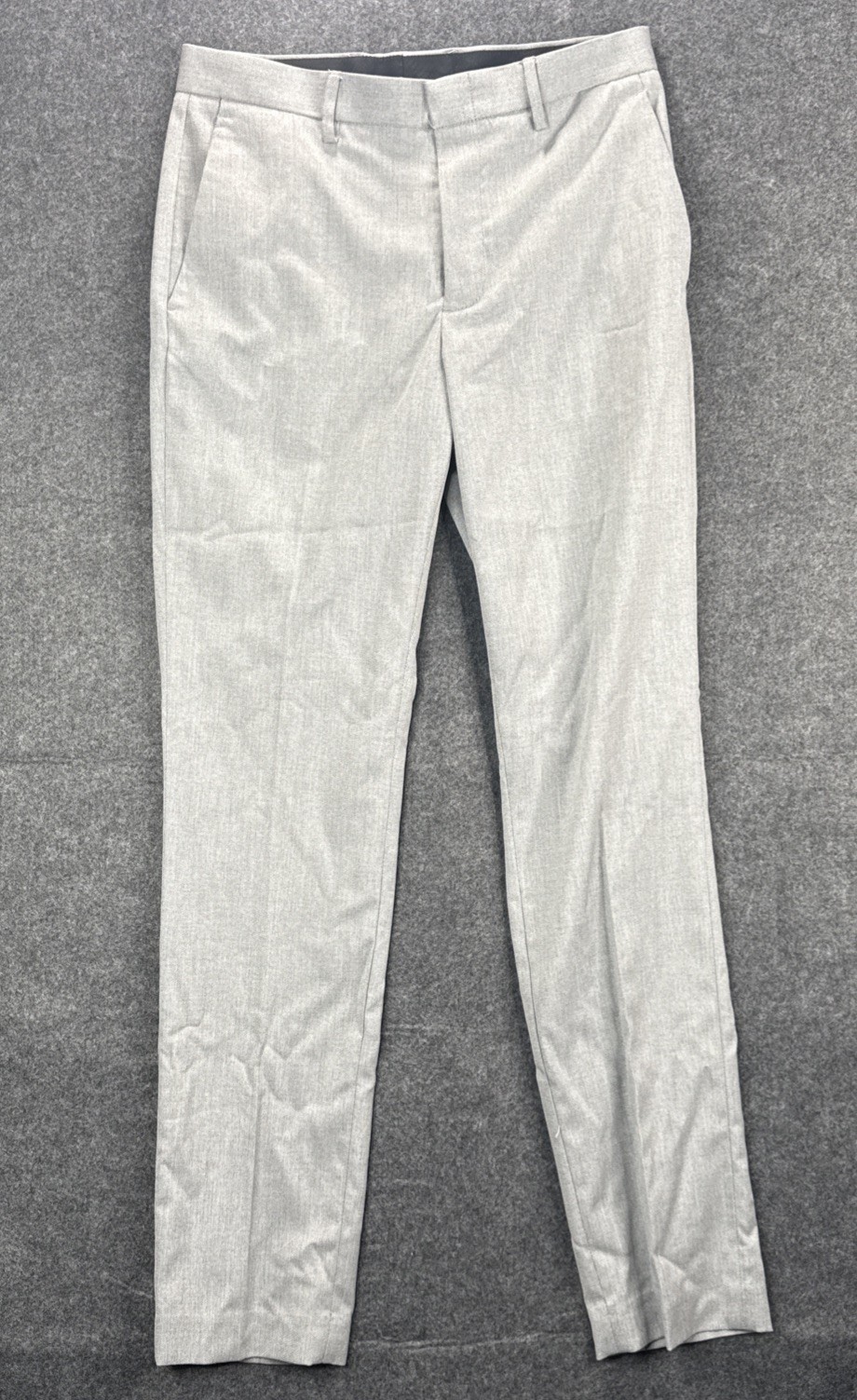 J.Crew Dress Pants Mens 29x32 Gray Ludlow Classic Four Season Wool Trousers